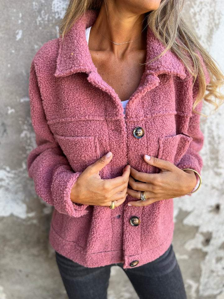 Lorna – Cozy Button Front Jacket