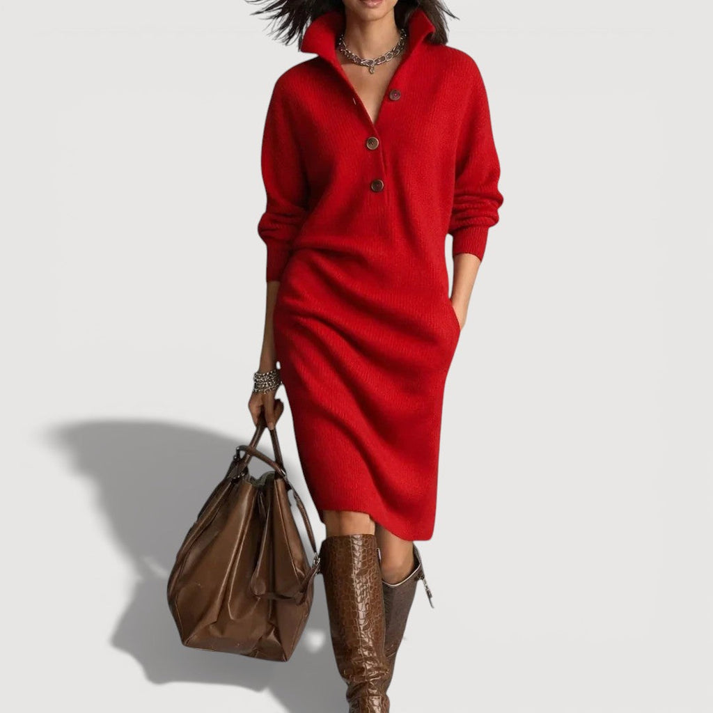 Alessia | Knit Midi Dress