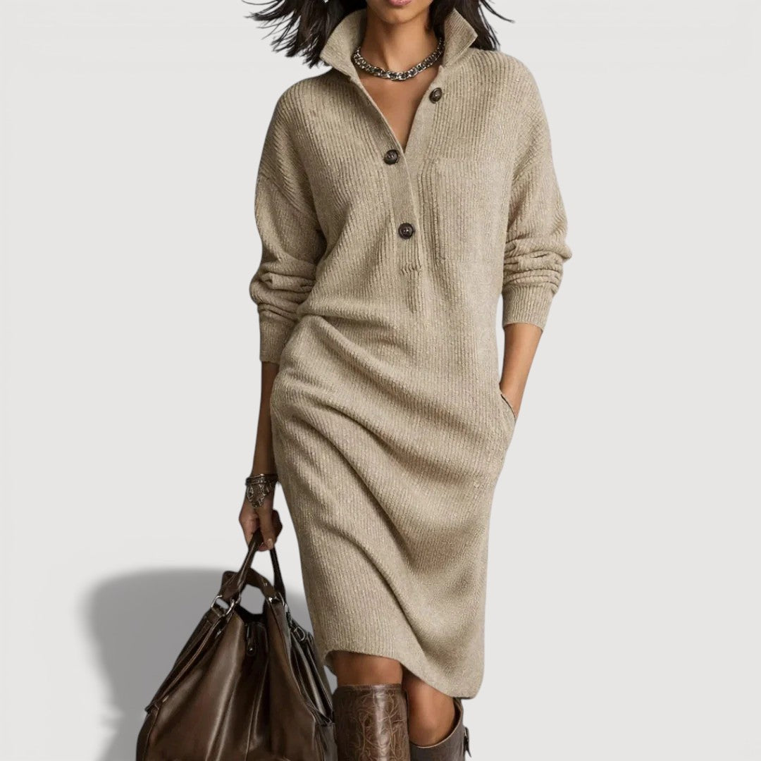 Alessia | Knit Midi Dress