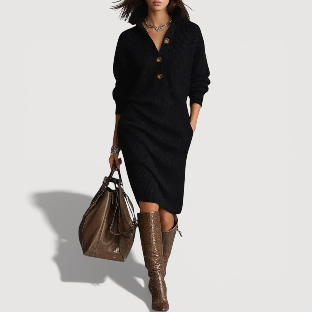 Alessia | Knit Midi Dress