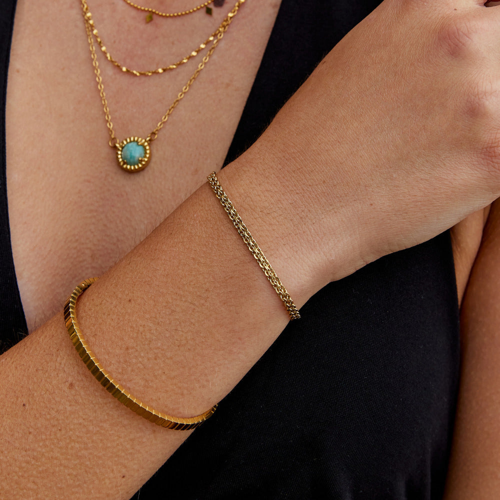 Capri Gold Chain Bracelet