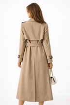 Camille – Classic Double-Breasted Trench Coat