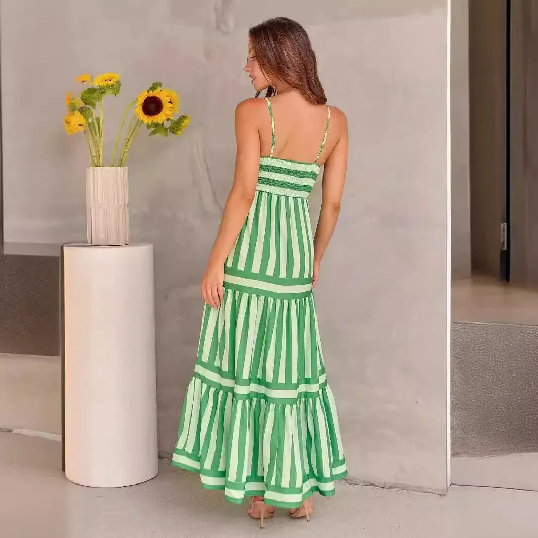 Maxi Dress Striped print