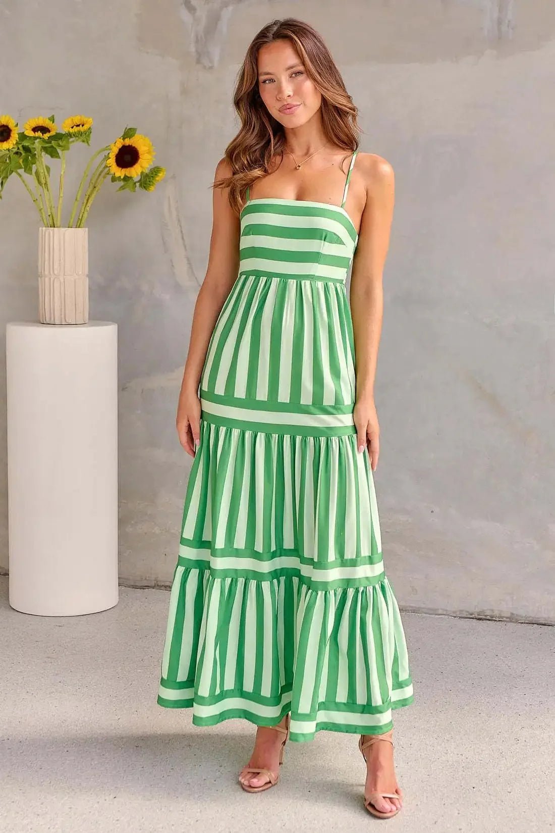 Maxi Dress Striped print