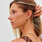 'Tainted Hearts' Hoop Earrings
