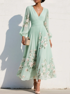 Olivia | Floral Midi Dress