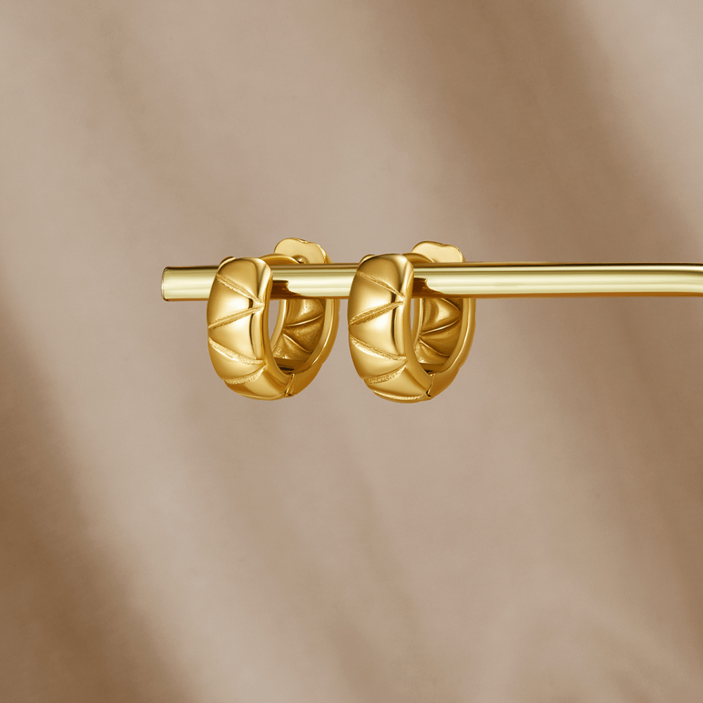 Allison Chunky Hoop Earrings