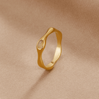 Amalfi Wave Gold Ring