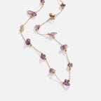 Amethyst Crystal Bead Necklace