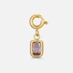 Amethyst Crystal Charm