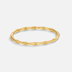 Ara Golden Bamboo Bangle