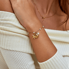 Aria Shell Charm Bracelet