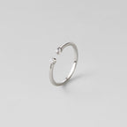 Cali Silver Crystal Ring