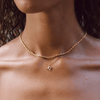 Calla Gold Twisted Chain Necklace