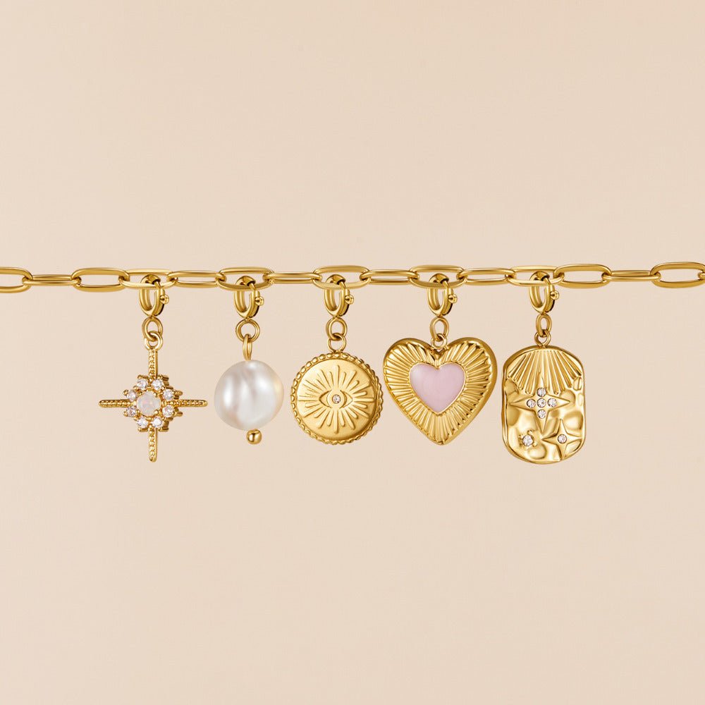 Crystal North Star Charm