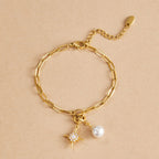 Crystal & Pearl Charm