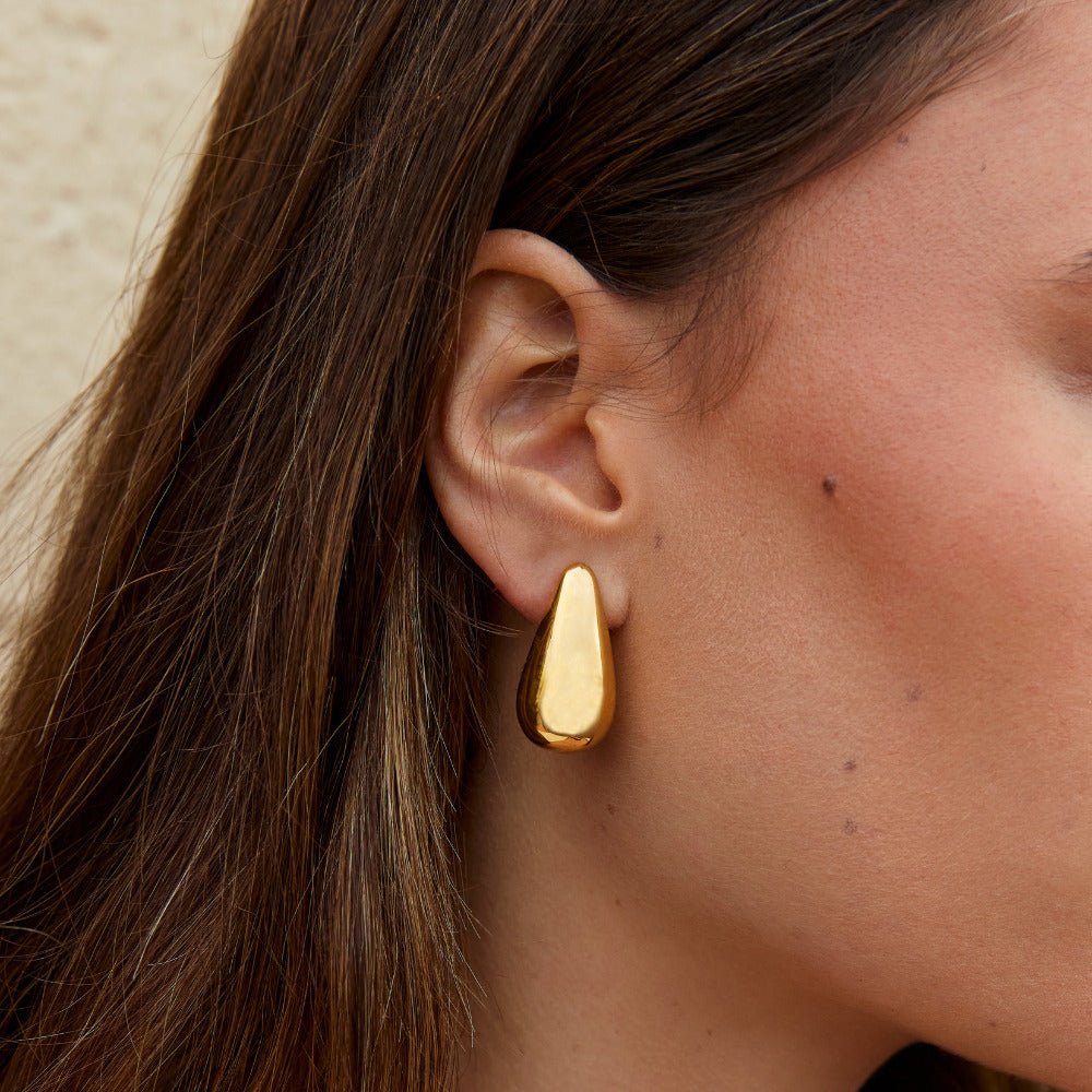 Dakota Gold Teardrop Earrings