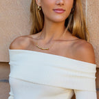 Deana Gold Bamboo Necklace