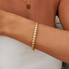 Elle Crystal Marquise Bangle