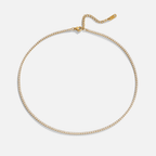 Cordelia Gold Crystal Necklace