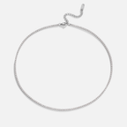 Cordelia Silver Crystal Necklace